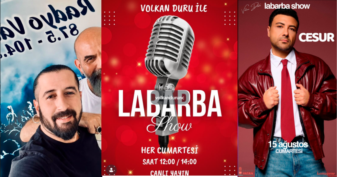 Kuzeyin Sesi Radyo Vatan’da Labarba Rüzgarı: Volkan Duru’nun Konukları Cesur ve Zek Oldu