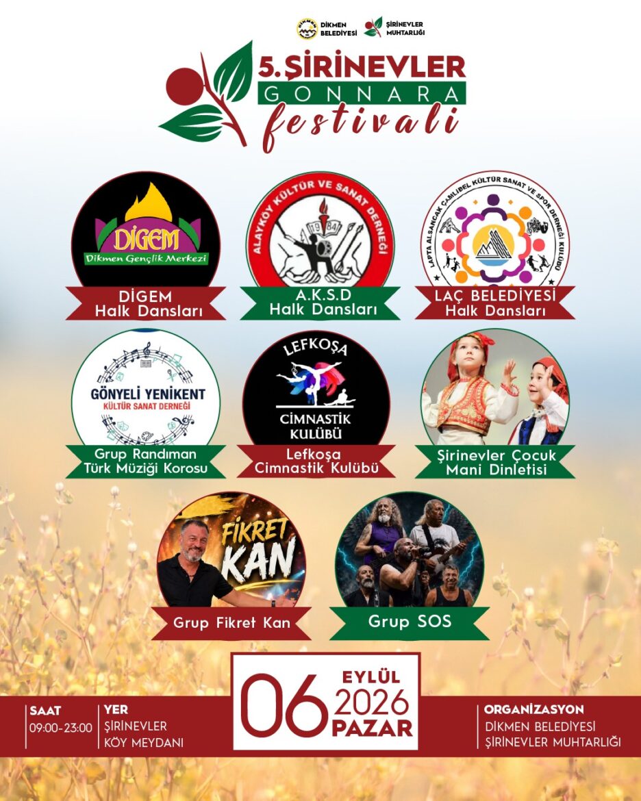 5. Şirinevler Gonnara Festivali 6 Eylül’de