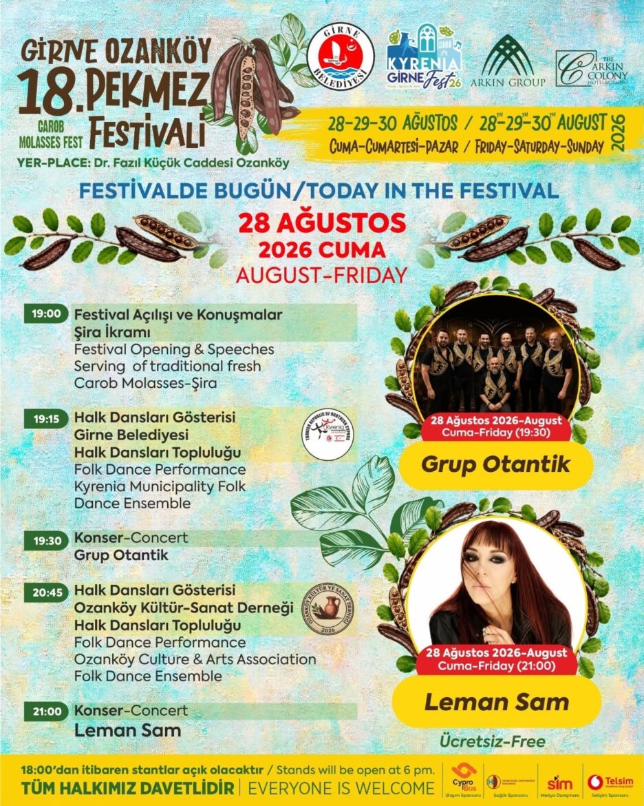 Girne Ozanköy Pekmez Festivali Başlıyor!